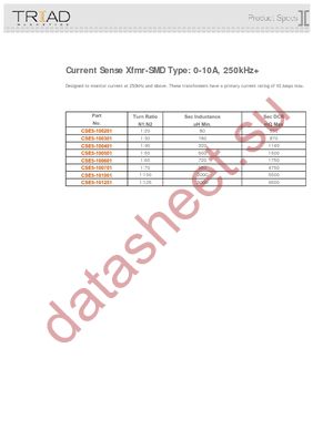 CSE5-101001 datasheet  